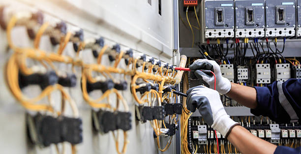 Professional Electrician technician working in Beulah, ND